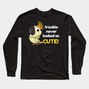 Cute parrot trouble Long Sleeve T-Shirt